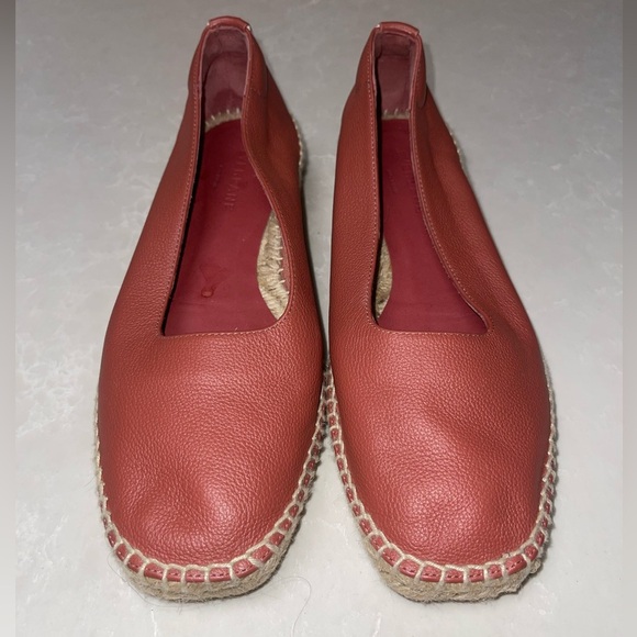 EUC Everlane Espadrille Square Toe Leather Slip On - Picture 2 of 10
